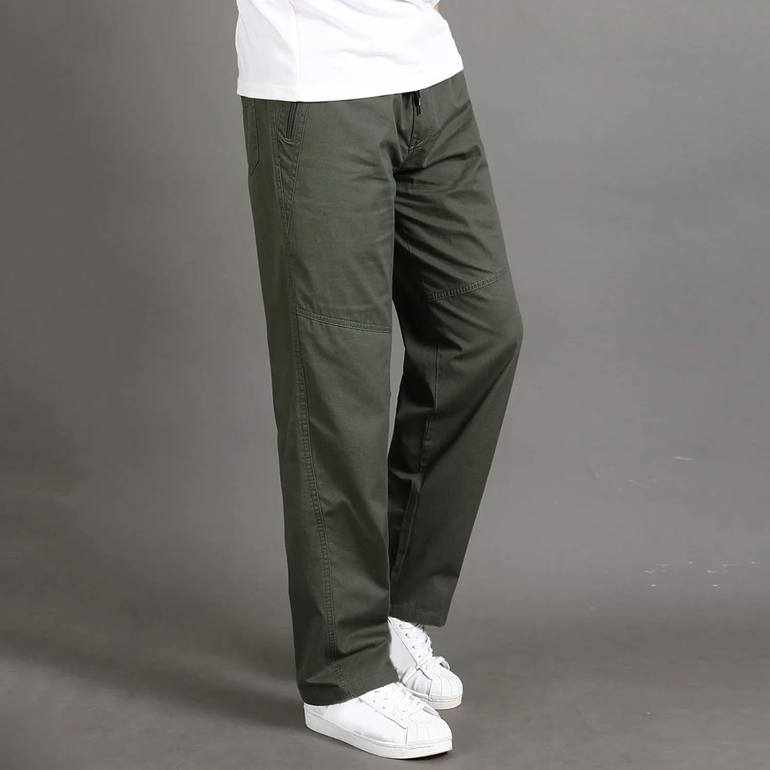 Mens Sweatpants with Pockets Big and Tall for Jogging Running Exercise Gym Workout Mens Zip Joggers Pants Casual Gym