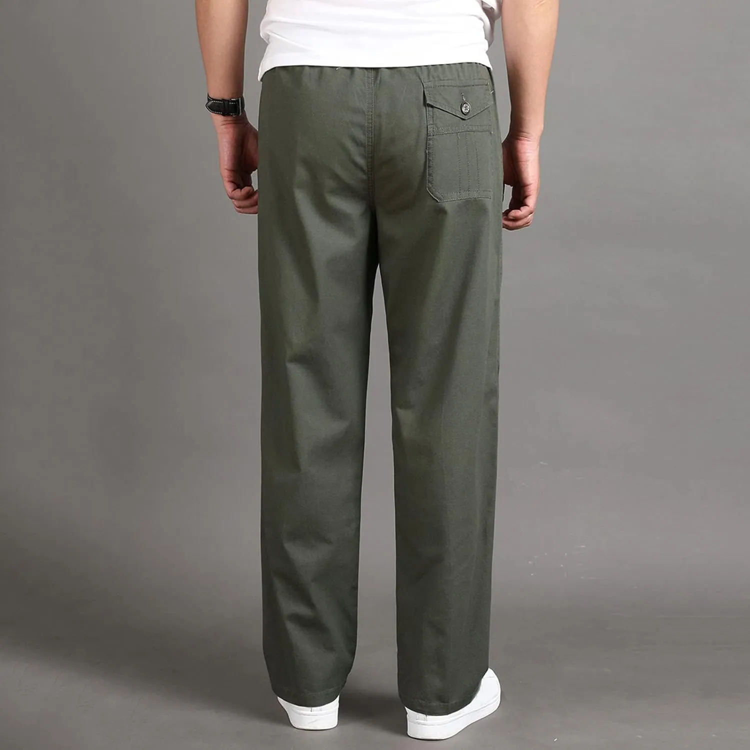 Mens Sweatpants with Pockets Big and Tall for Jogging Running Exercise Gym Workout Mens Zip Joggers Pants Casual Gym