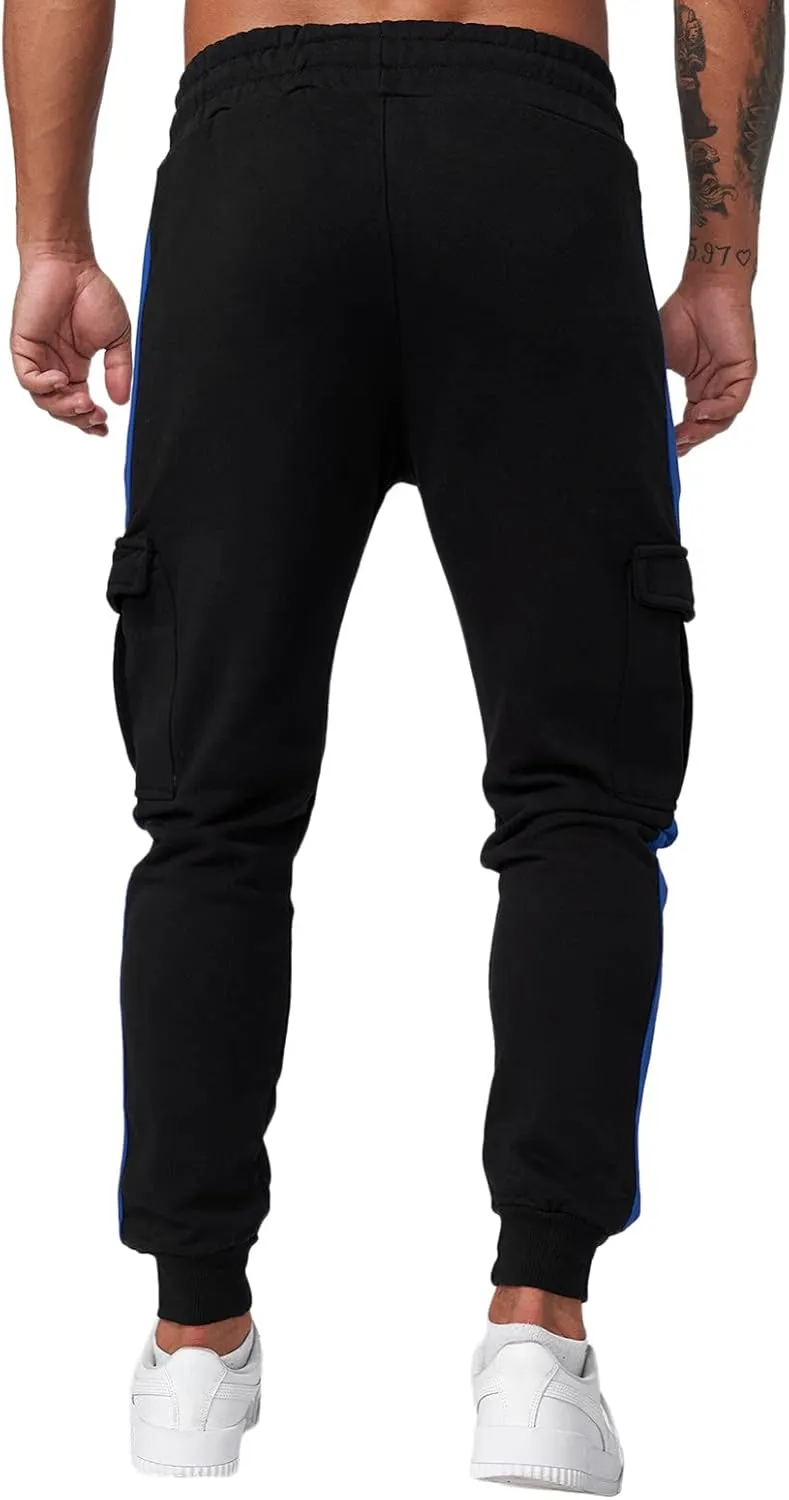 Mens Sweatpants with Pockets Big and Tall Men Jogger Mens Tactical Work Pants Sweatpants for Workout Running Training