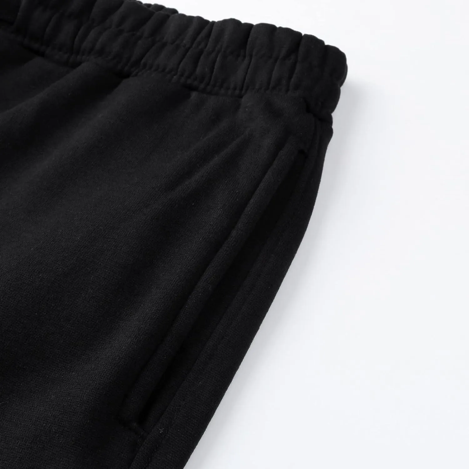 Mens Sweatpants with Pockets Cargo Zipper Pocket Sweatpants Adjustable Bungee Cord Open Bottom Cargo Pants for Men