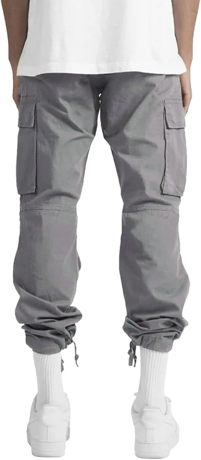 Mens Sweatpants with Pockets Pants Slim Fit Active Drawstring Bottom Sports Outdoor Recreation Athletic Sweatpants