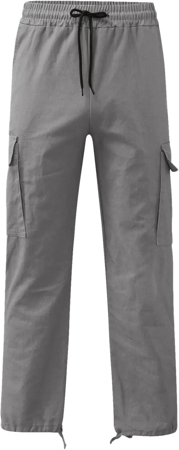Mens Sweatpants with Pockets Pants Slim Fit Active Drawstring Bottom Sports Outdoor Recreation Athletic Sweatpants