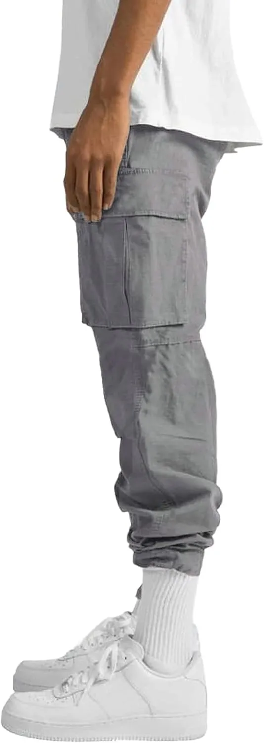 Mens Sweatpants with Pockets Pants Slim Fit Active Drawstring Bottom Sports Outdoor Recreation Athletic Sweatpants