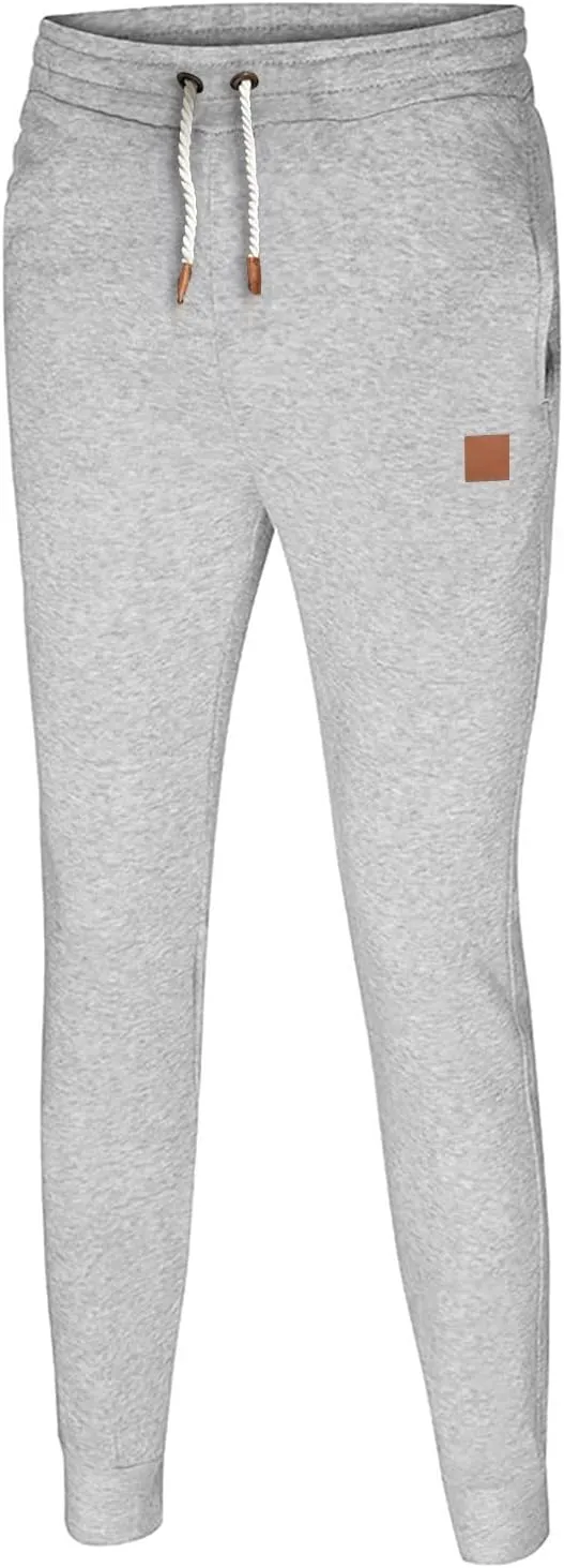 Mens Workout Cargo Sweatpants Mens Cargo Sweatpants Heavyweight Fleece Jogger Pants Drawstring Stretch Sports Trouser