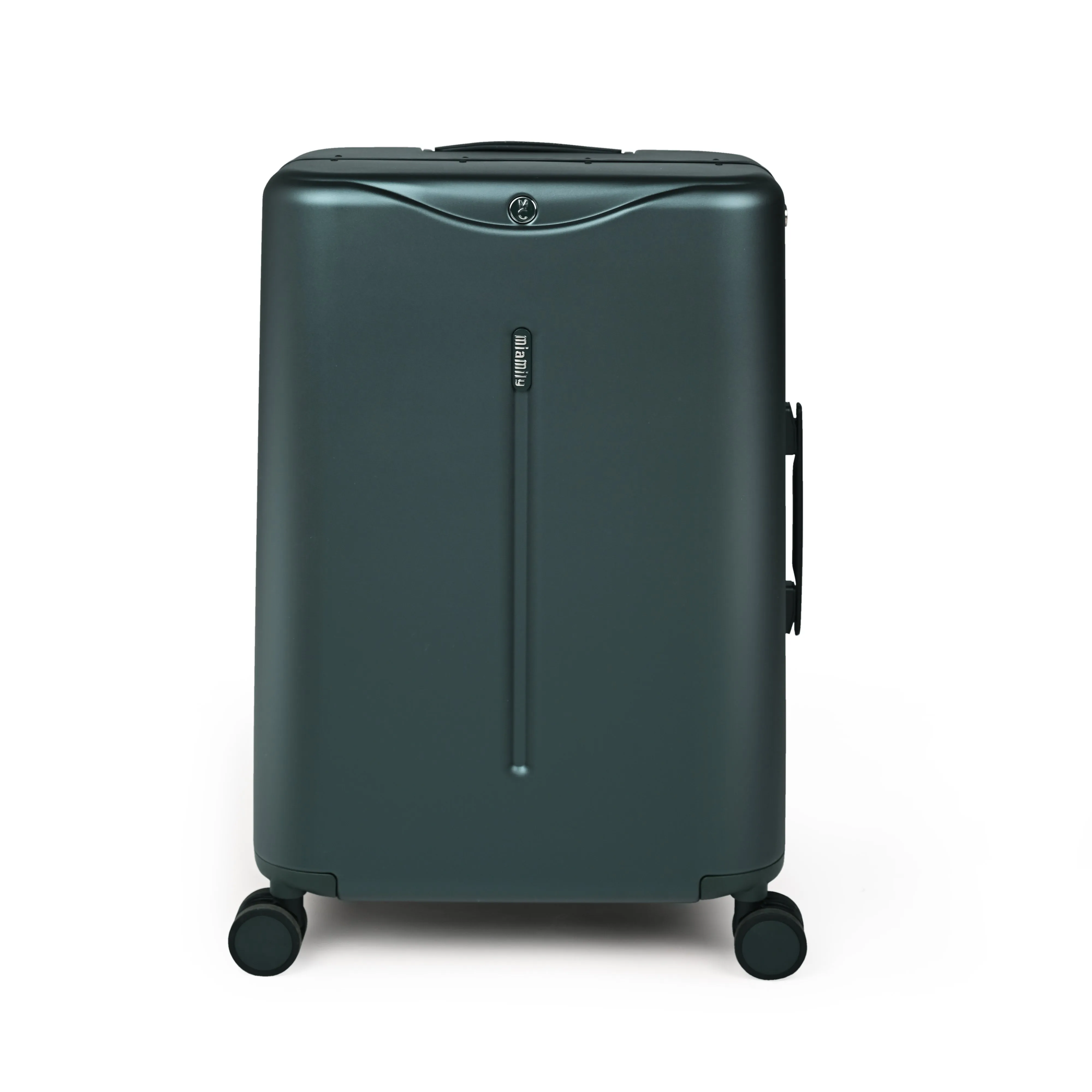 Miamily Forest Green Ride On Trolley Check-In Luggage 24 inches