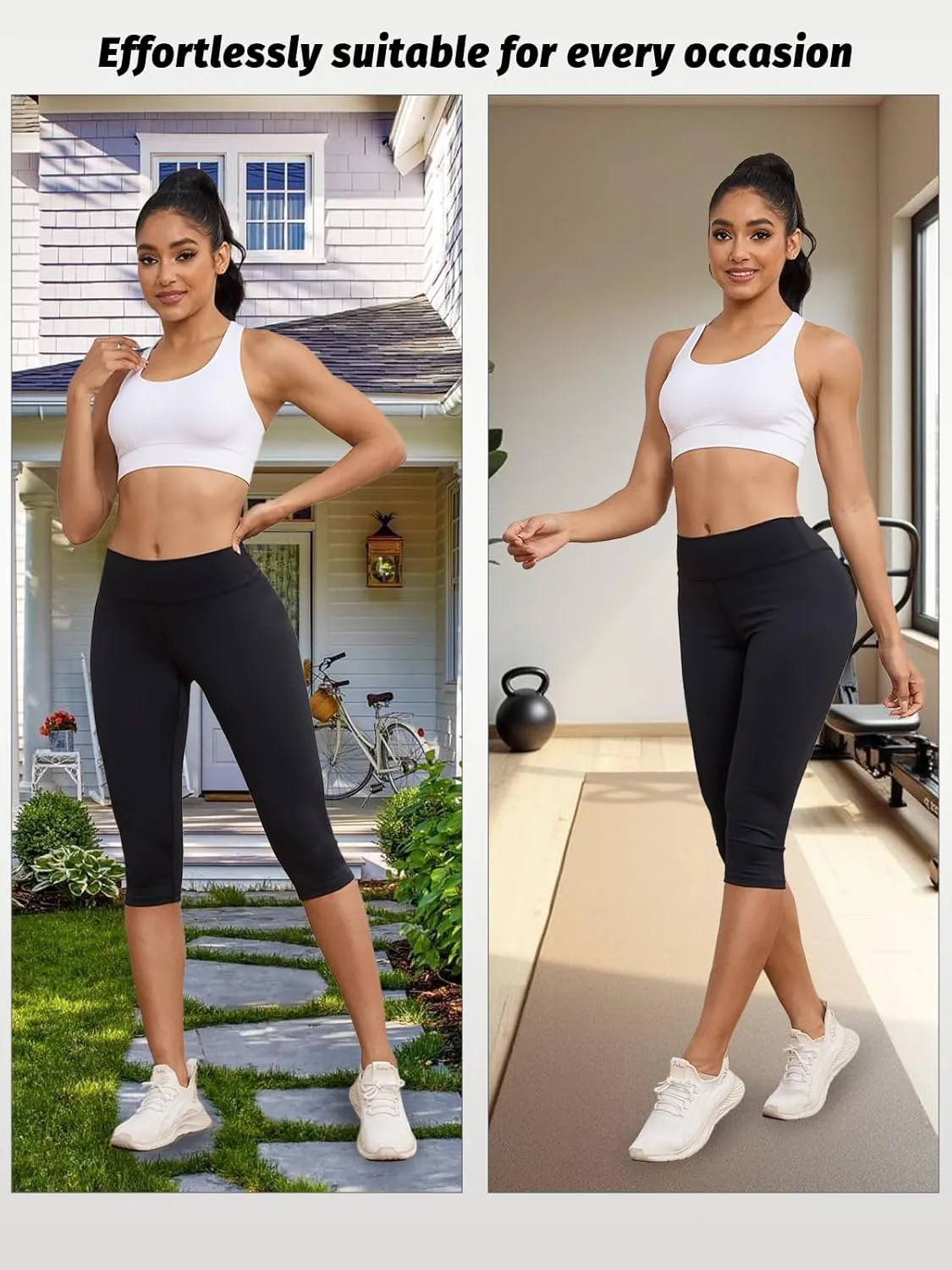 MixShe Leggings for Women Capri Yoga Pants Butt Lifting Shapewear Women's Clothing