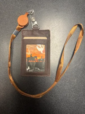 Montana West Leather Luggage Tag