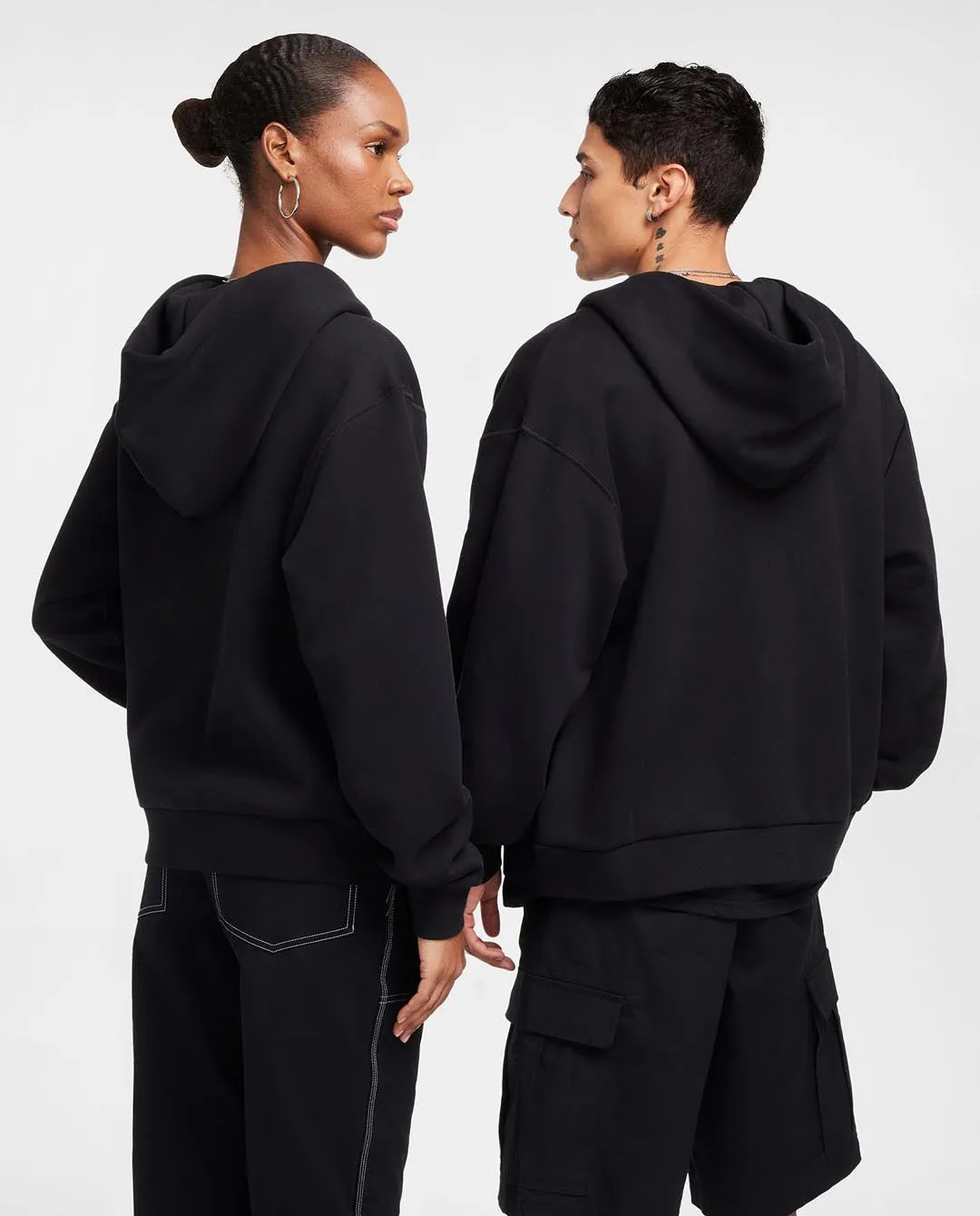 Nike SB - Full Zip Fleece Hood - Black