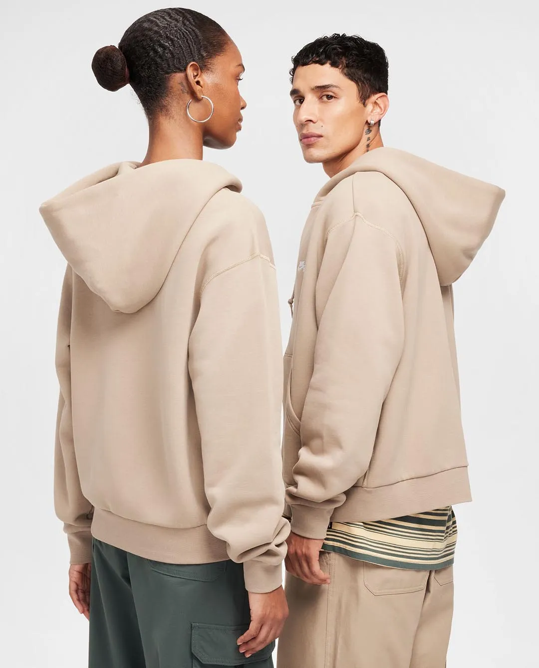 Nike SB - Full Zip Fleece Hood - Khaki