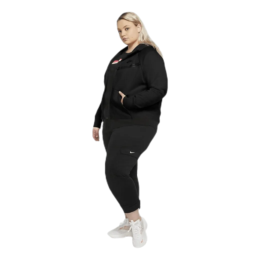 Nsw tch flc wr hoody fz plus Black