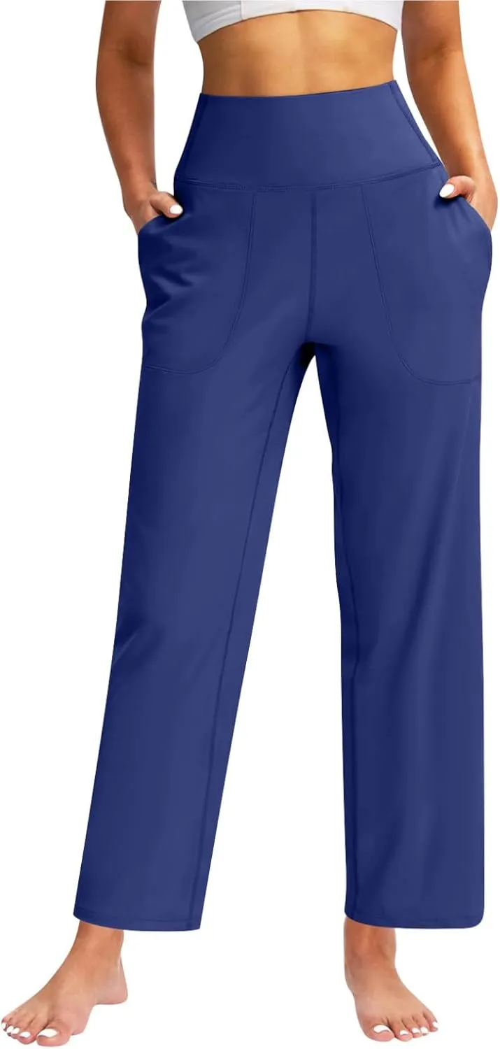 Pants for Women, with Pockets Linen Pants Women High Waisted Sweatpants Casual