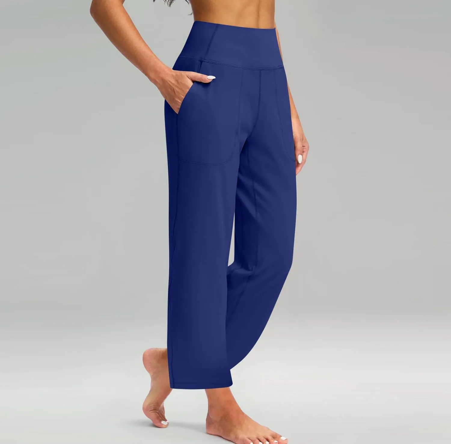 Pants for Women, with Pockets Linen Pants Women High Waisted Sweatpants Casual