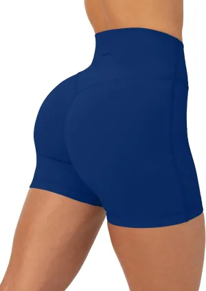 PAVOI ACTIVE Buttery Soft Yoga Workout Shorts for Women - High Waisted Butt Sculpting 4" & 6" Gym Biker Shorts - FlexFlow