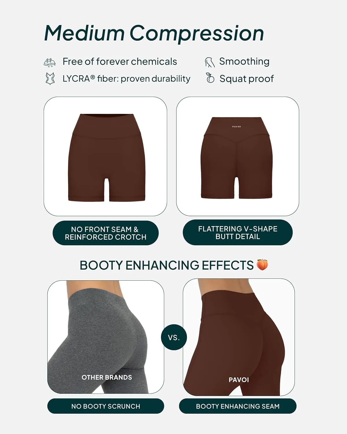 PAVOI ACTIVE Buttery Soft Yoga Workout Shorts for Women - High Waisted Butt Sculpting 4" & 6" Gym Biker Shorts - FlexFlow