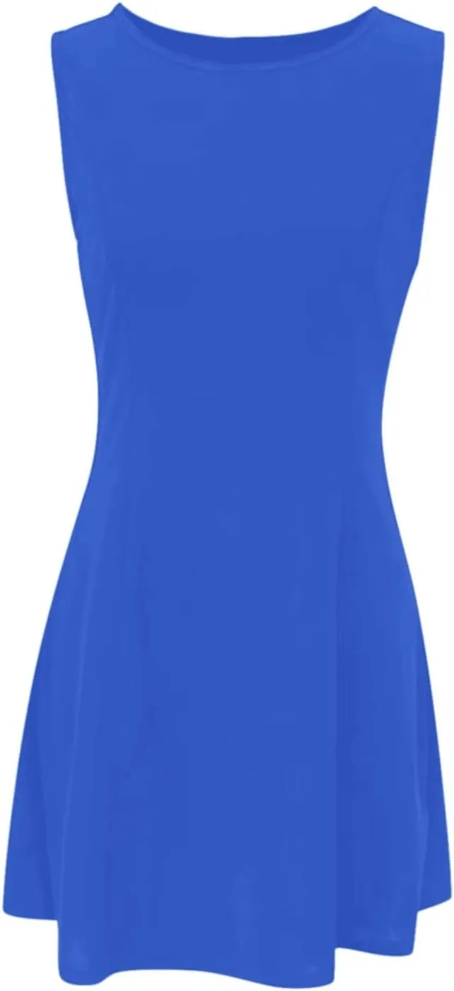 Petite Dresses for Women Wedding Guest Dress Sleeveless V Neck Mini Dress Slim Fit Party Club a Line Sundresses