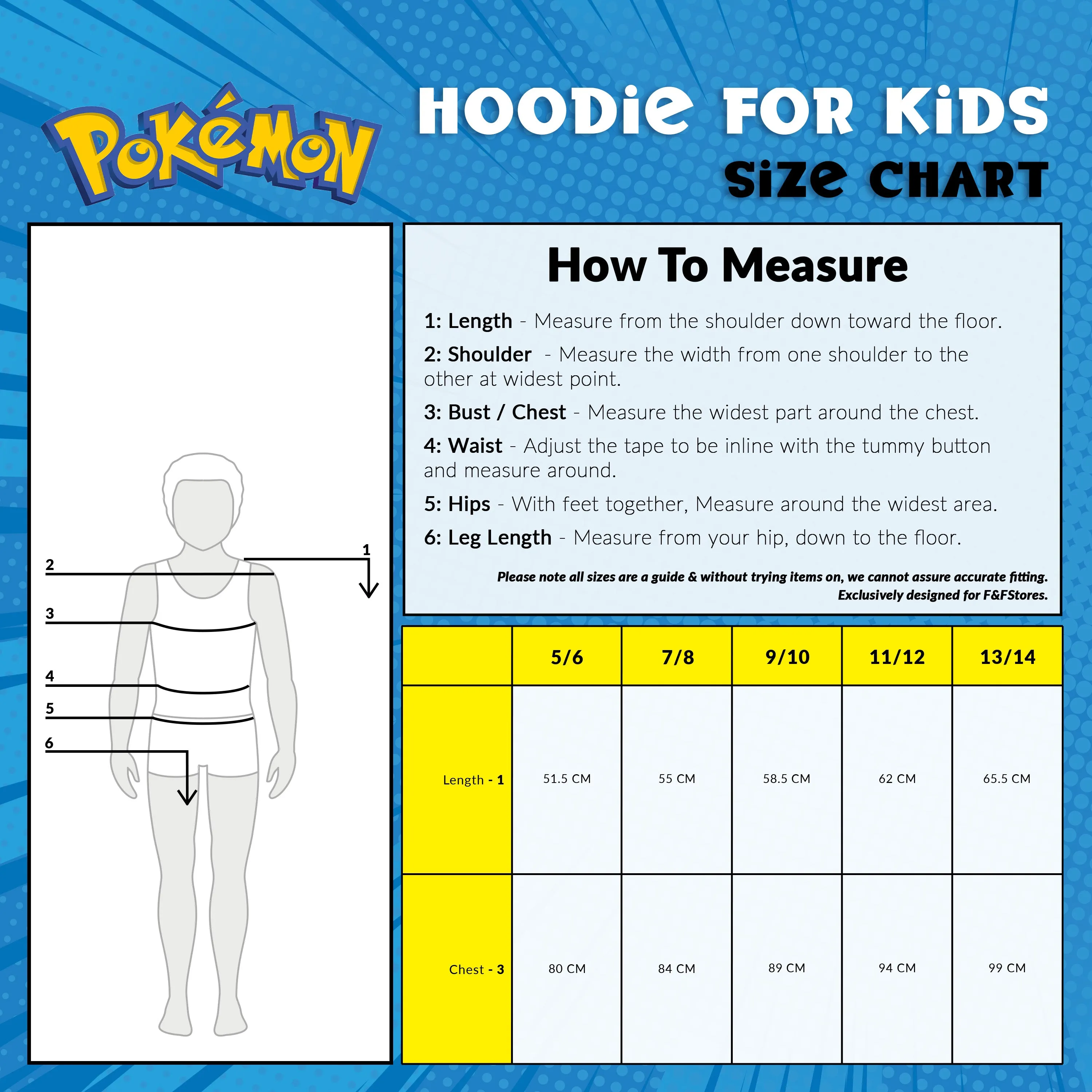 Pokemon Boys Hoodie with Cuffed Sleeves, Kangaroo Pocket - Black/Blue Dragonite