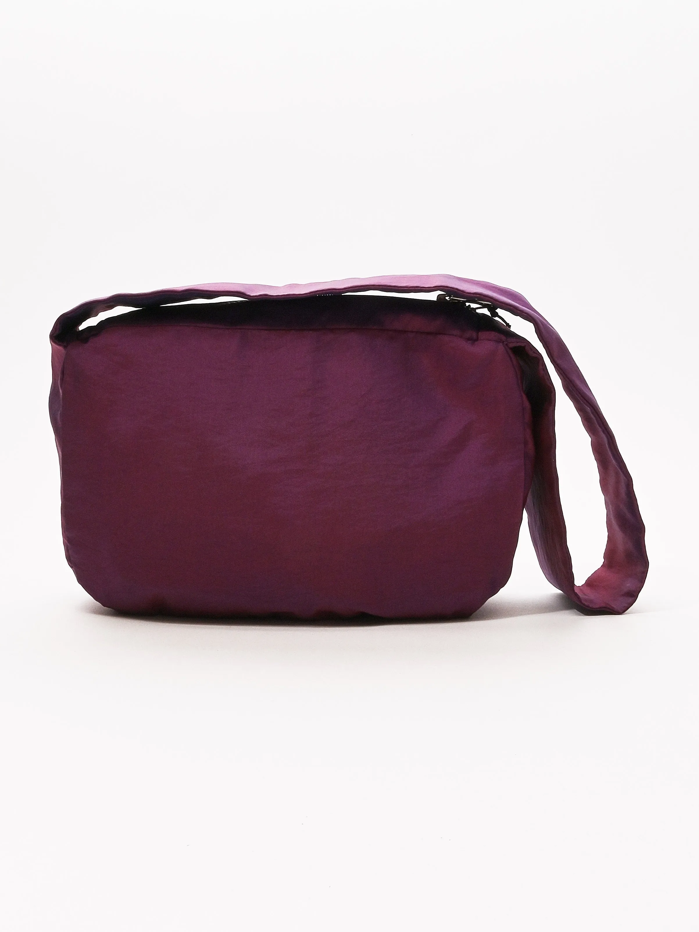 Purple Shine Baguette Bag