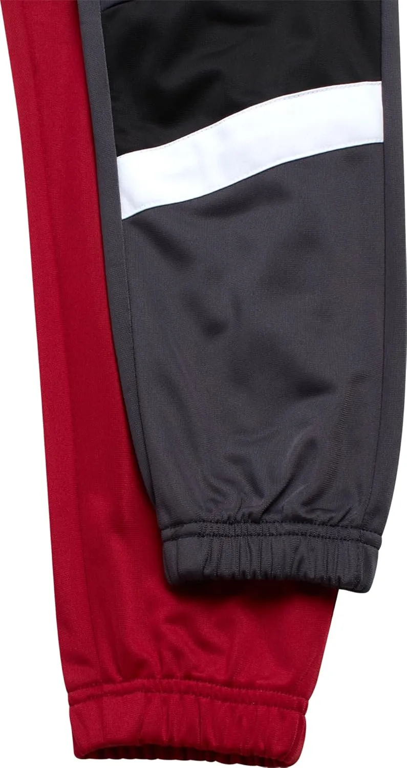 RBX Boys Sweatpants - 2 Pack Stretch Performance Tricot Activewear Boys Joggers Athletic Pants with Side Pockets (Size: 4-20)