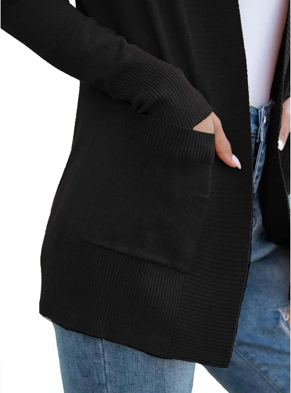 REDHOTYPE Women's Cardigans with Pockets Casual Lightweight Open Front Cardigan Sweaters for Women (S-2XL)