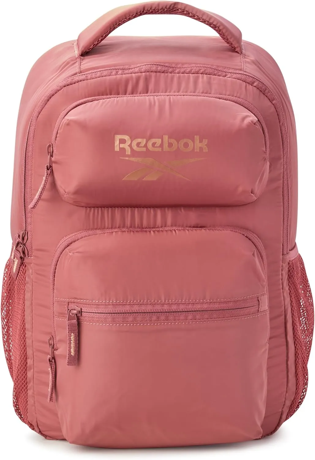 Reebok Backpack - Lightweight Carry On Weekender Overnight Sports Gym Bag - Versatile Bag Pack for Travel, Beach, Size One Size, Rose Watson