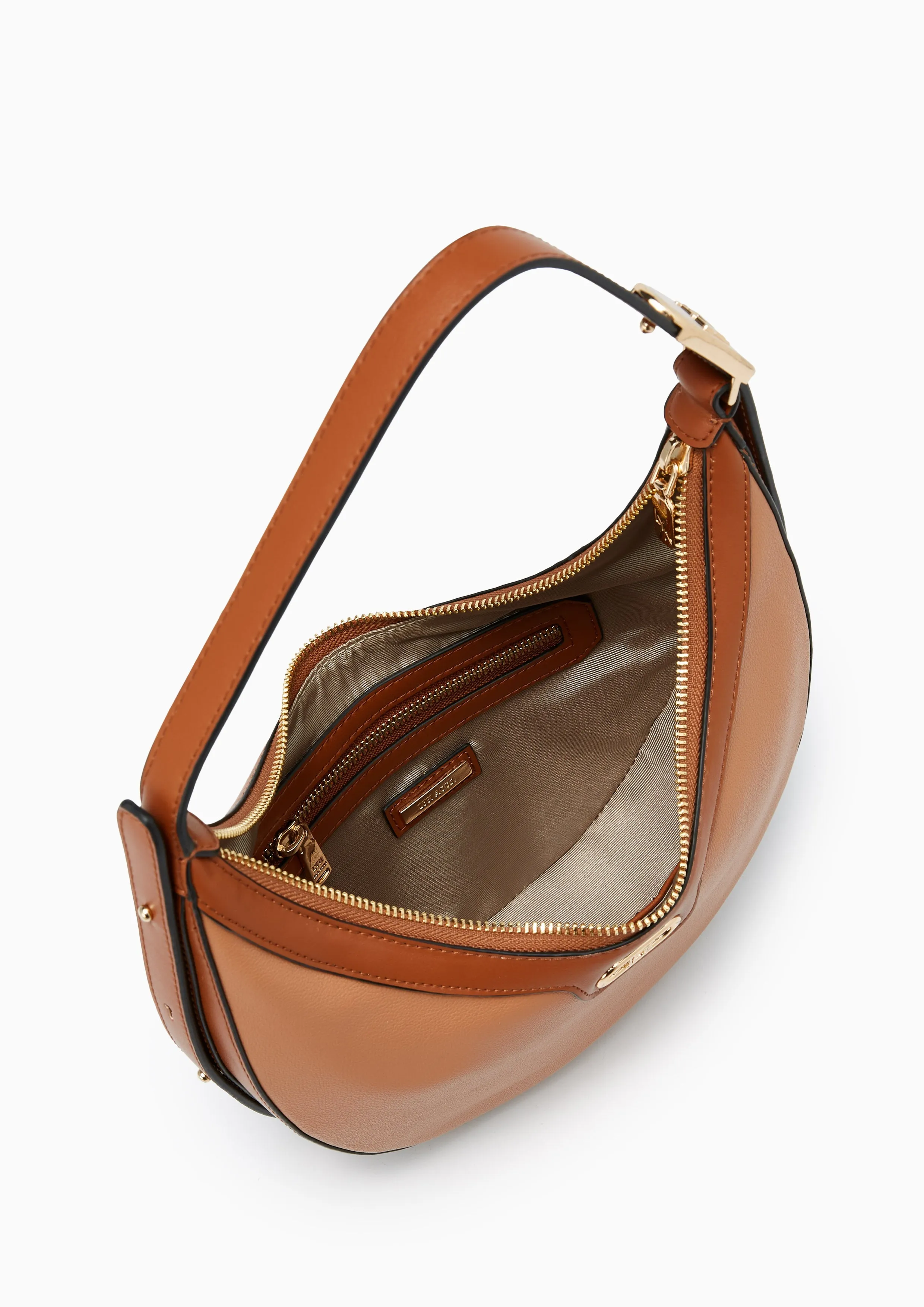Riva Twotone M Shoulder Bag Brown