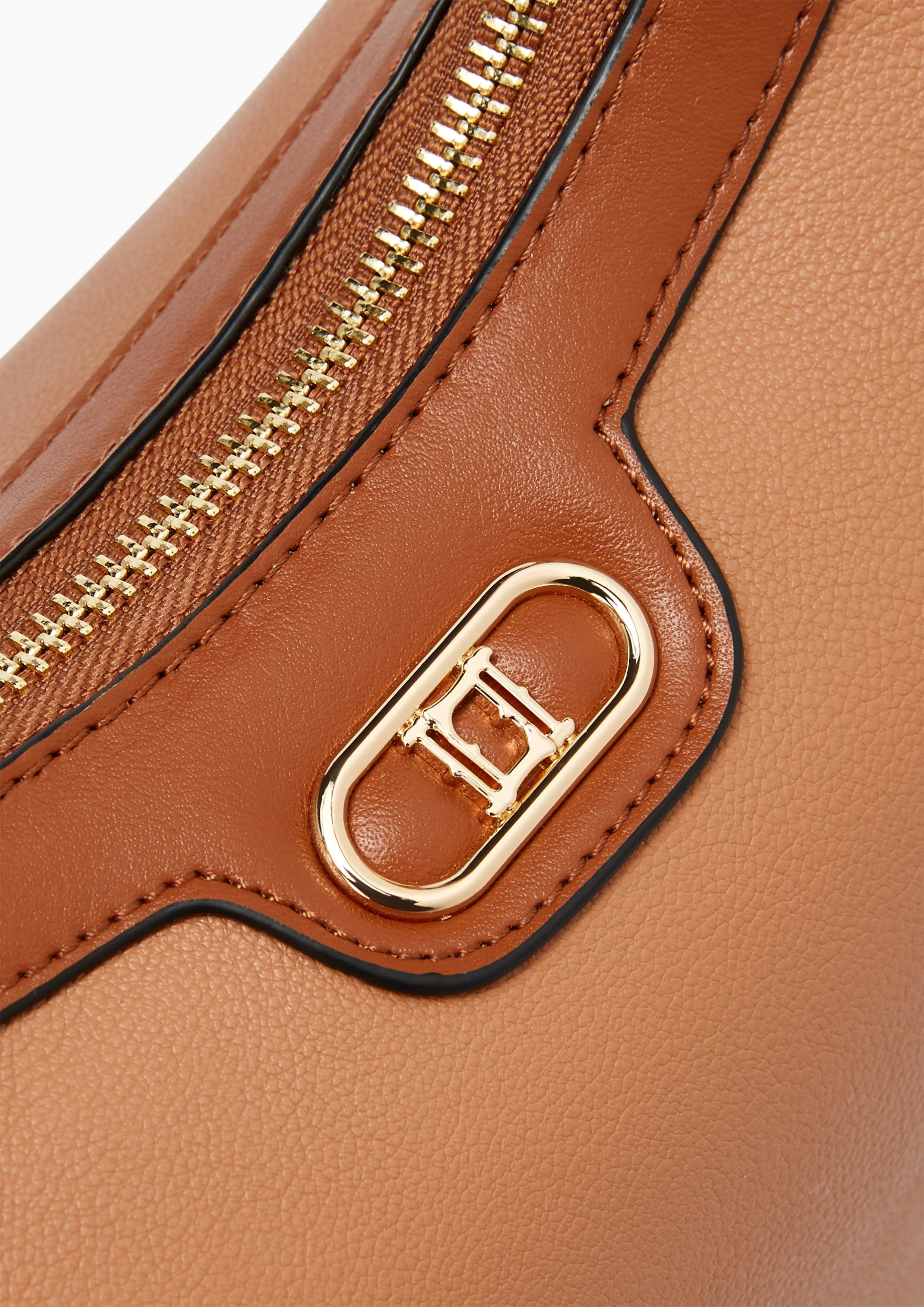 Riva Twotone M Shoulder Bag Brown