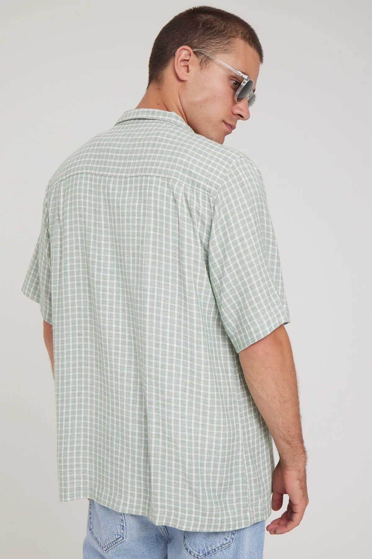 Rolla's Bowler Check Shirt Moss