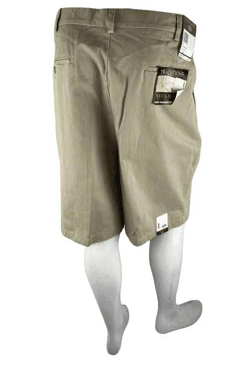 Savane men's beige shorts size 42W