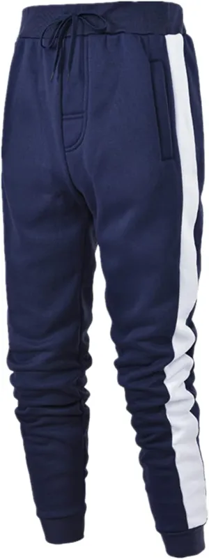 sdbrld Sweatpants For Men Men's Hip Hop Joggers Splice Drawstring Cargo Pants Fashion Hiking Outdoor Sweatpants Trousers