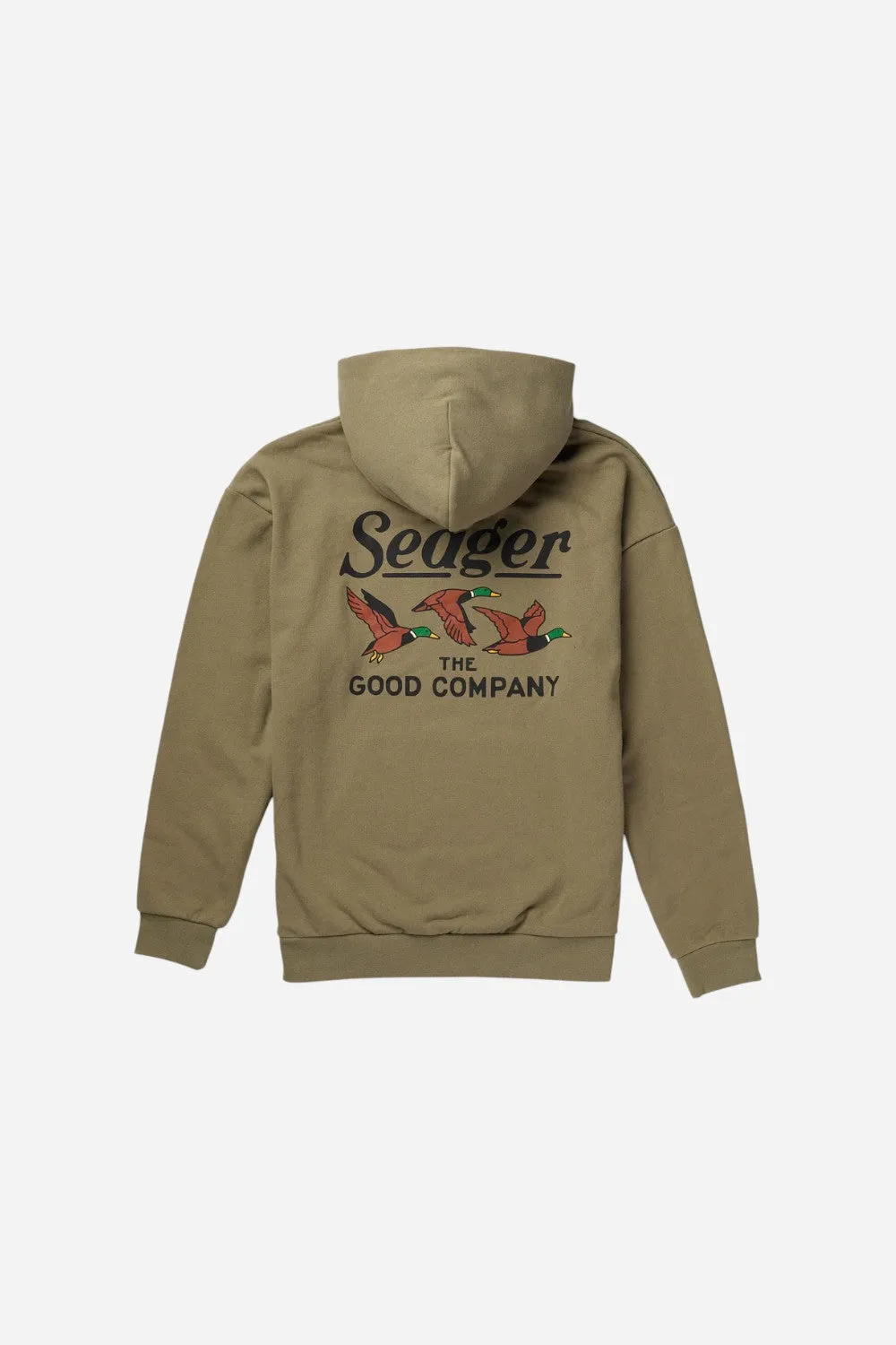 Seager Good Company Heavy-Weight Hoodie in Olive