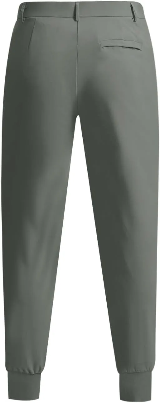 SGASY Men's Golf Joggers Pants with Pockets Slim Fit Stretch Sweatpants Running Travel Dress Work Pants for Men