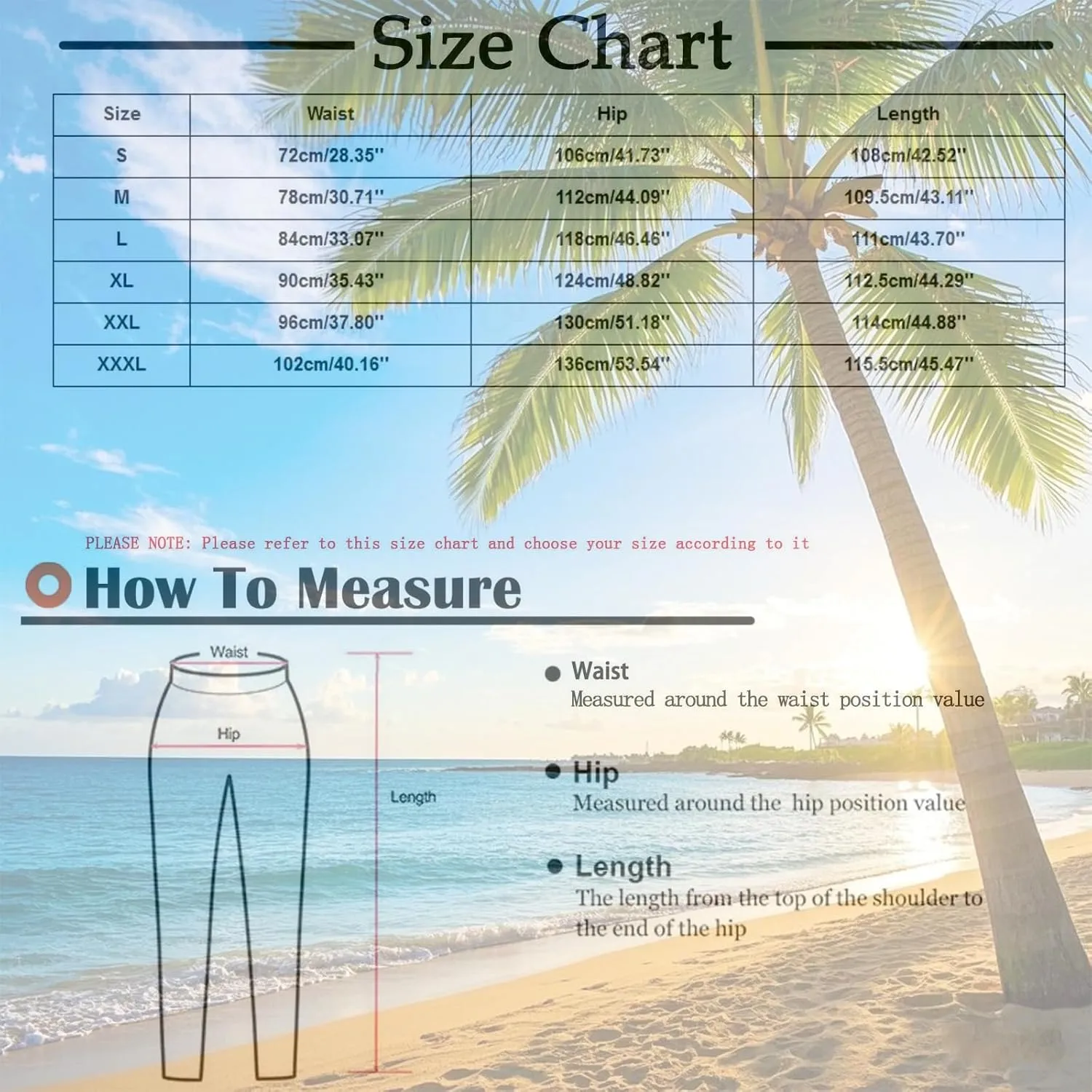 Summer Beach Linen Pants for Women Casual Drawstring Elastic Waist Pants Wide Leg Trousers with Pockets