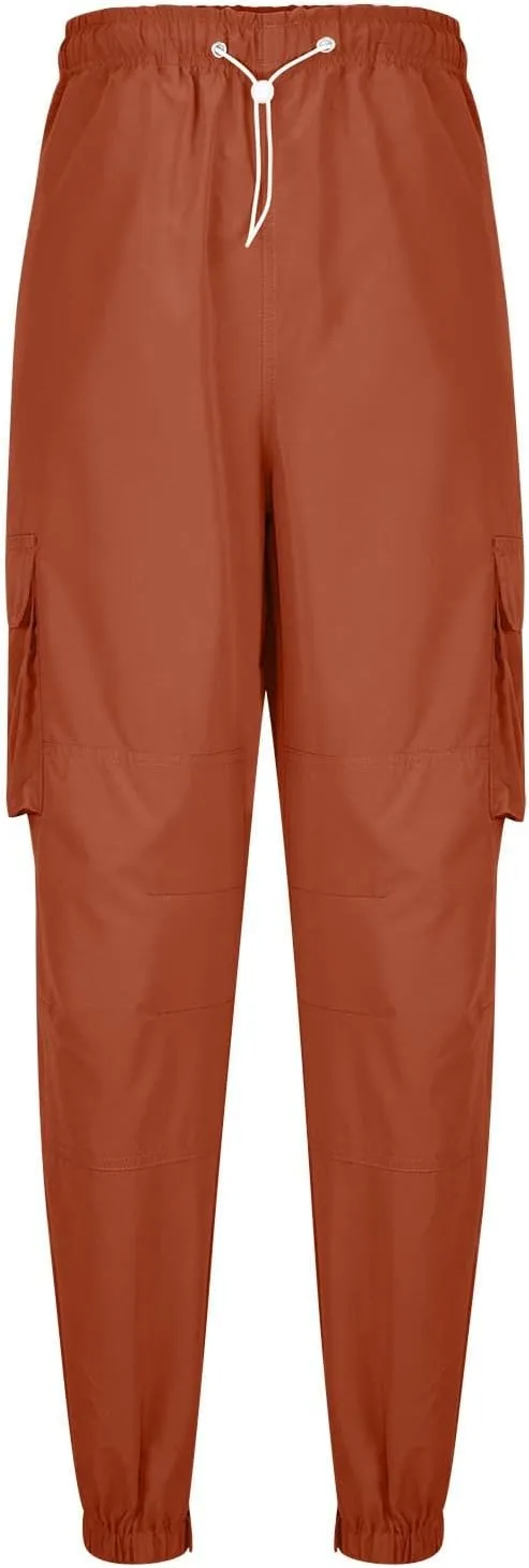 Sweatpant for Men with Pockets Workout Sports Pant Men's Cargo Pants Elastic Waist Joggers Solid Casual Multi Pockets