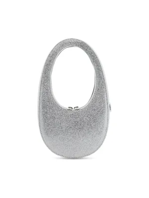 Swipe Glittered Hobo Bag
