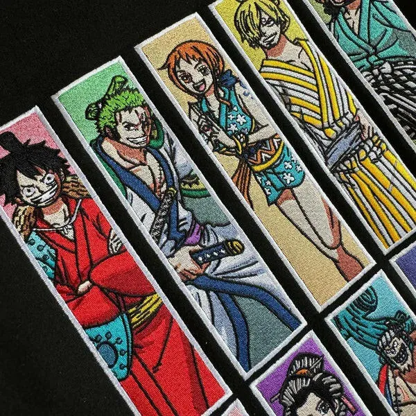 The "Wano Crew" Anime Embroidered Hoodie