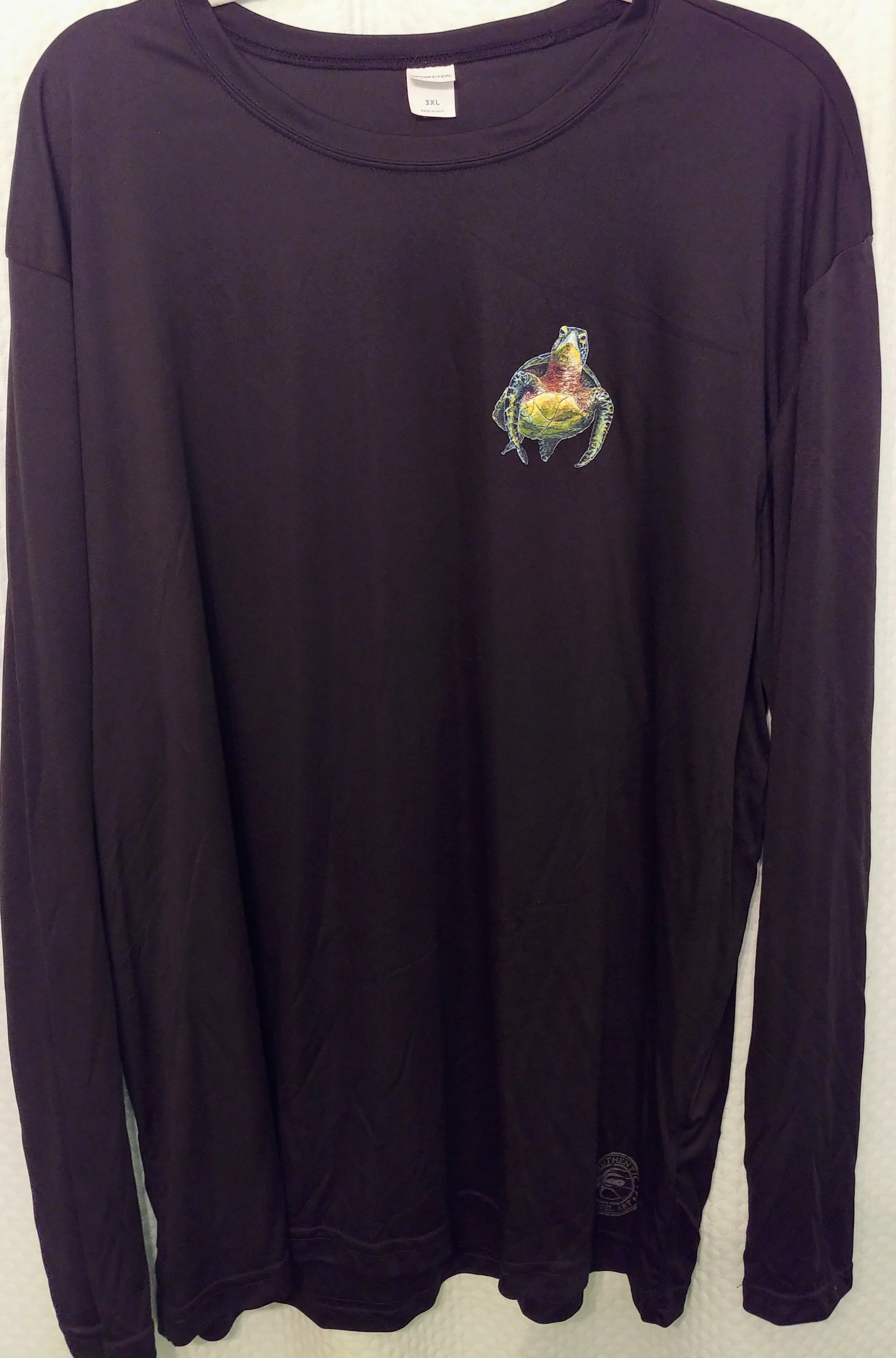 Turtle Long Sleeve Quick Dry Crewneck T-Shirt