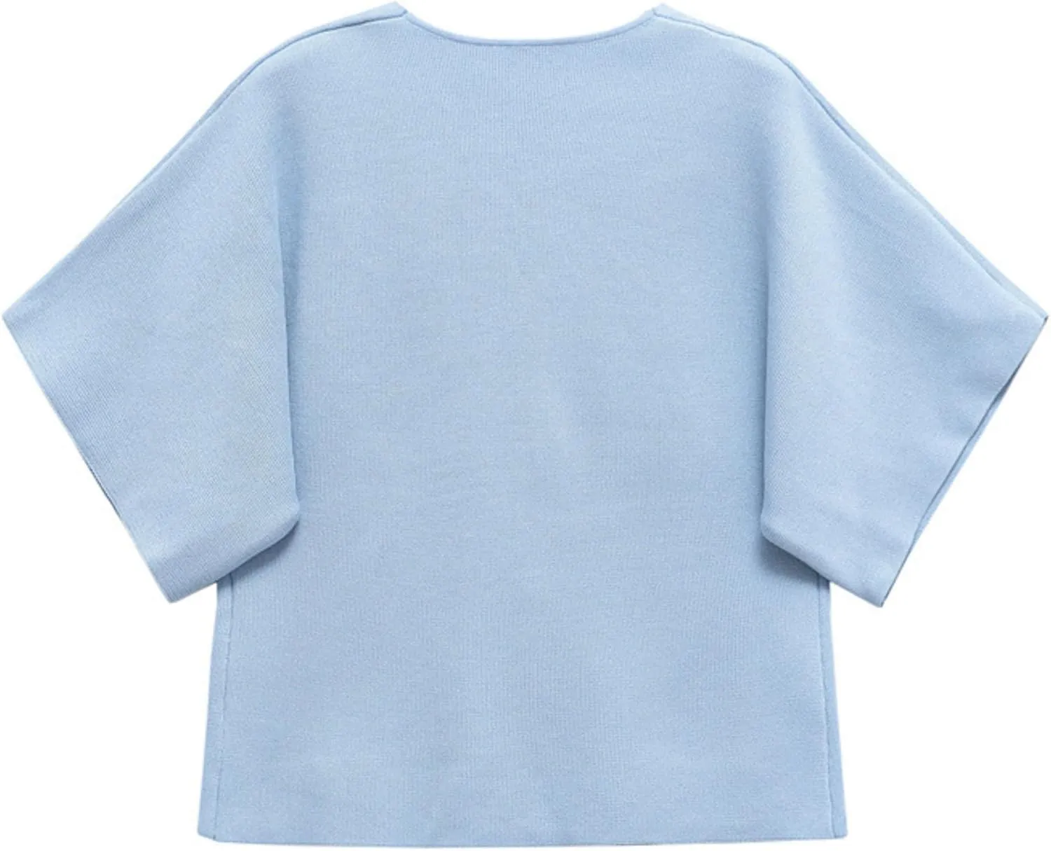 Wanzetaly Womens Oversized Cardigans Short Sleeve Lightweight Button V Neck Casual Knit Sweater Outerwear