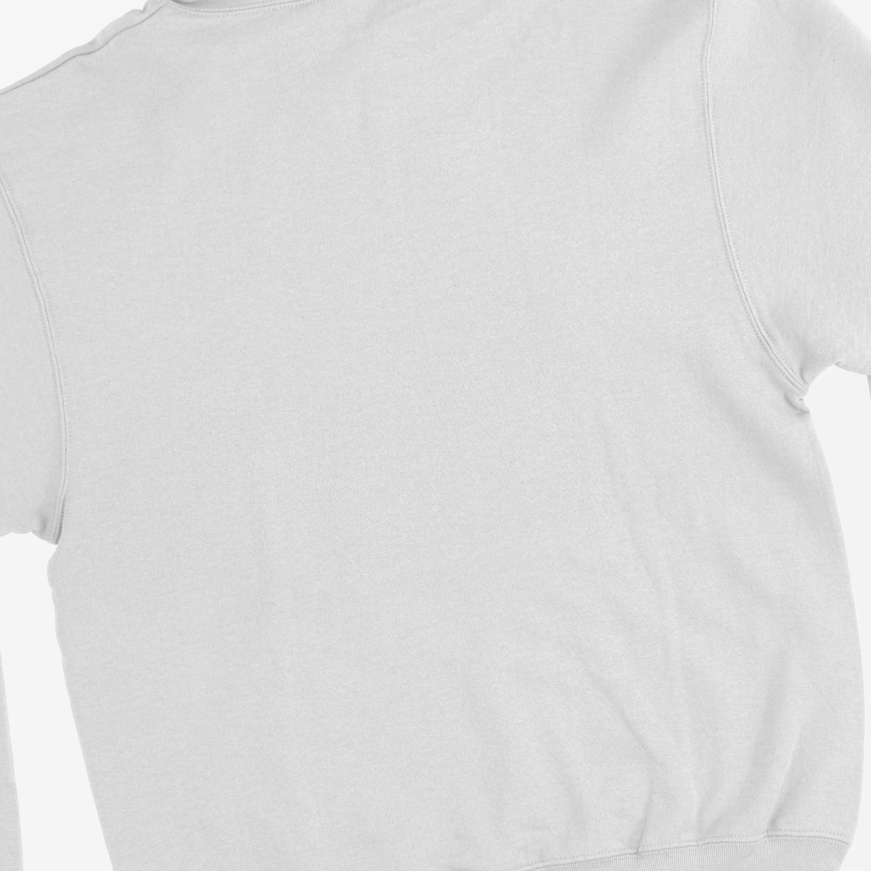 White Regular Fit Hoodie