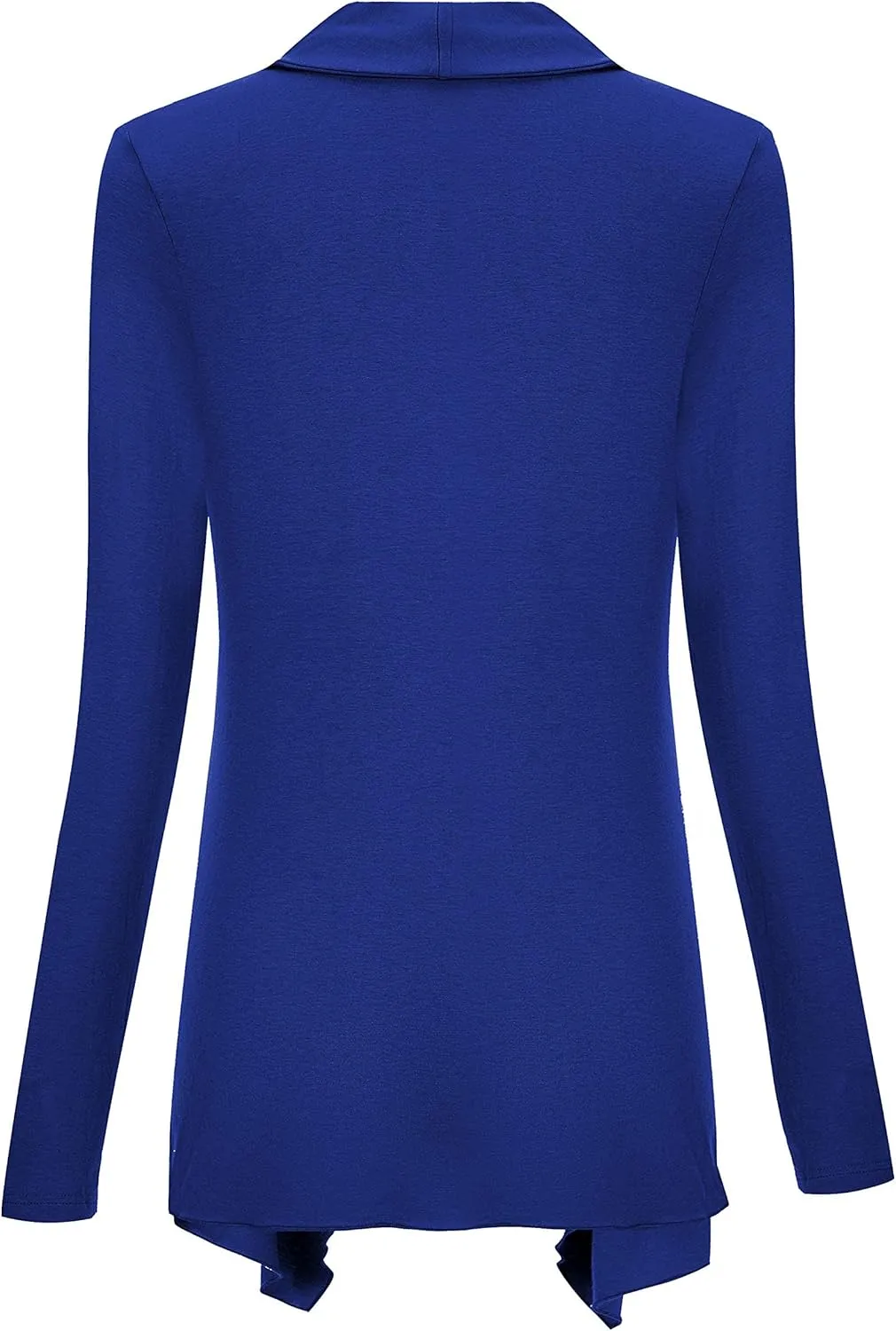 Women Drape Open Front Cardigan Long Sleeve Irregular Hem Cardigans for Women