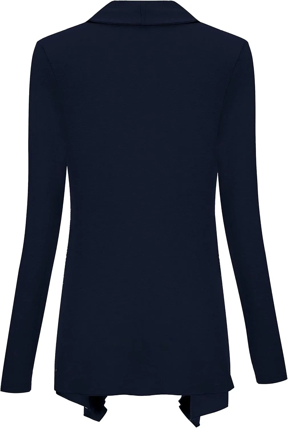 Women Drape Open Front Cardigan Long Sleeve Irregular Hem Cardigans for Women