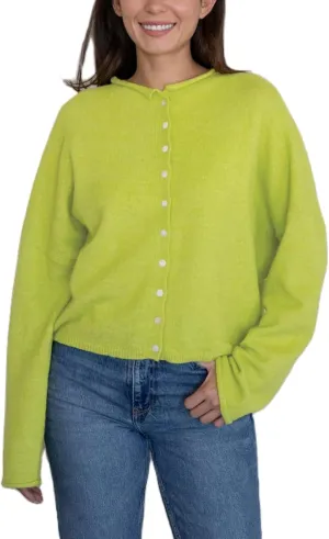 Women Y2k Knitted Cardigan Long Sleeve Button Down Sweater Lightweight Casual Cardigan Loose Fall Streetwear
