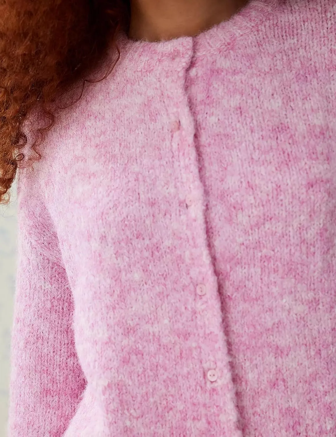 Women's Long Sleeve Front Button Y2k Cardigan Sweaters Crew Neck Loose 2025 Spring Tops