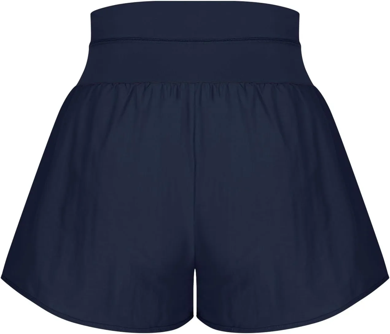 Women's Quick Dry Running Shorts High Waisted Athletic Dolphin Gym Workout Shorts with Liner High Split Prime of Day
