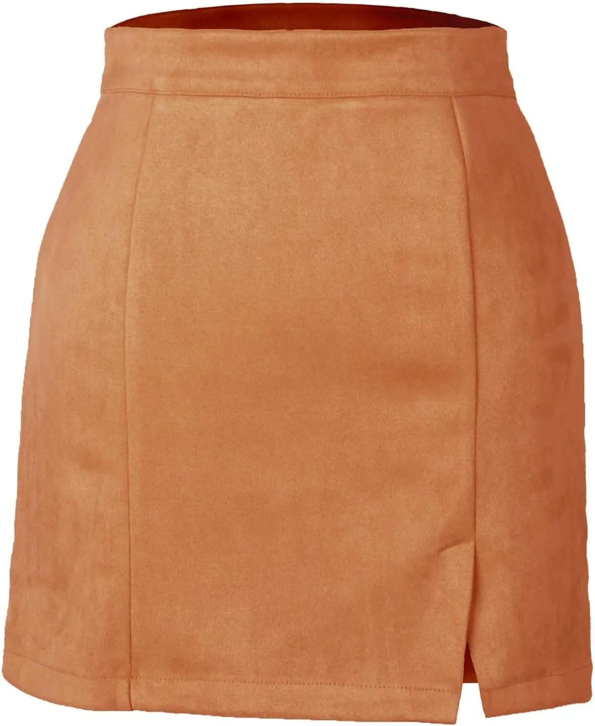 Women's Skirts Summer Casual Sexy Y2K Solid Slim Mini Skirts with Zipper