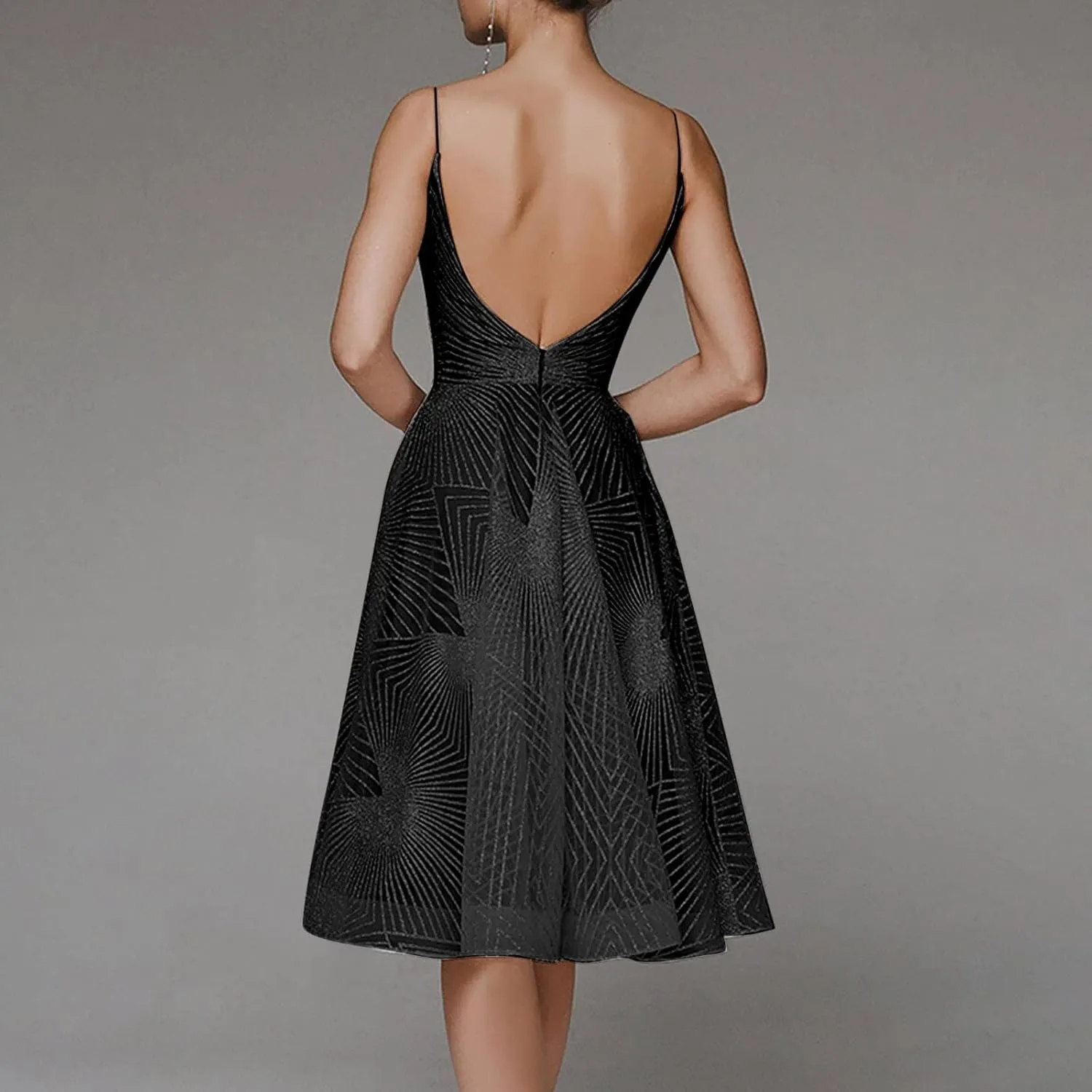 Women's Spaghetti Strap Evening Gowns Dresses Solid Color Tulle Prom Gown Dress Off Shoulder Cocktail Party Dress