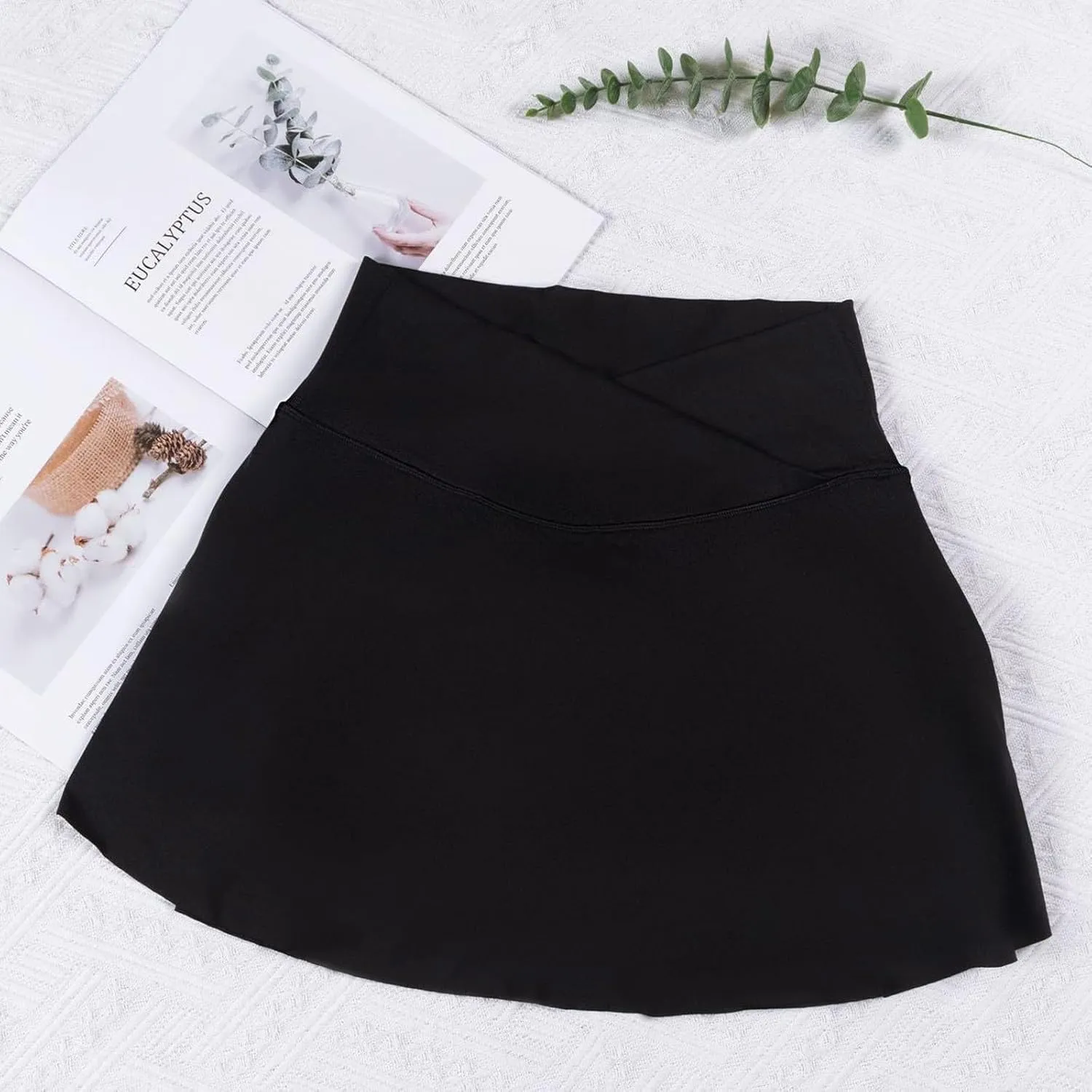 Women's Summer Athletic Loose Trendy Quick Dry Elastic High Waist Solid Color Yoga Fitness Tennis Skirts 2025, S-2XL
