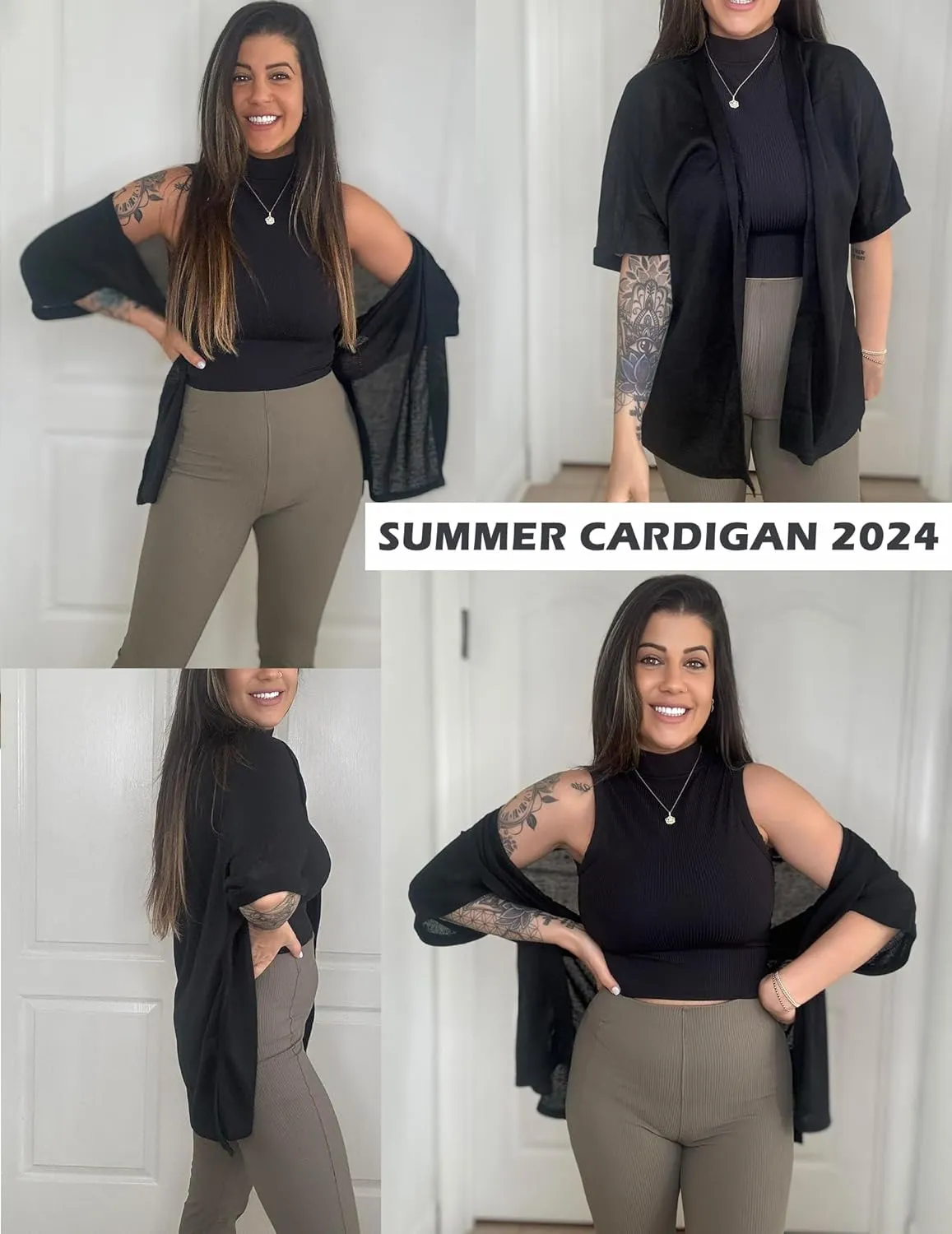 Yekaty Lightweight Cardigans for Women Casual Summer Short Sleeve Cardigan Open Front Beach Coverups 2025