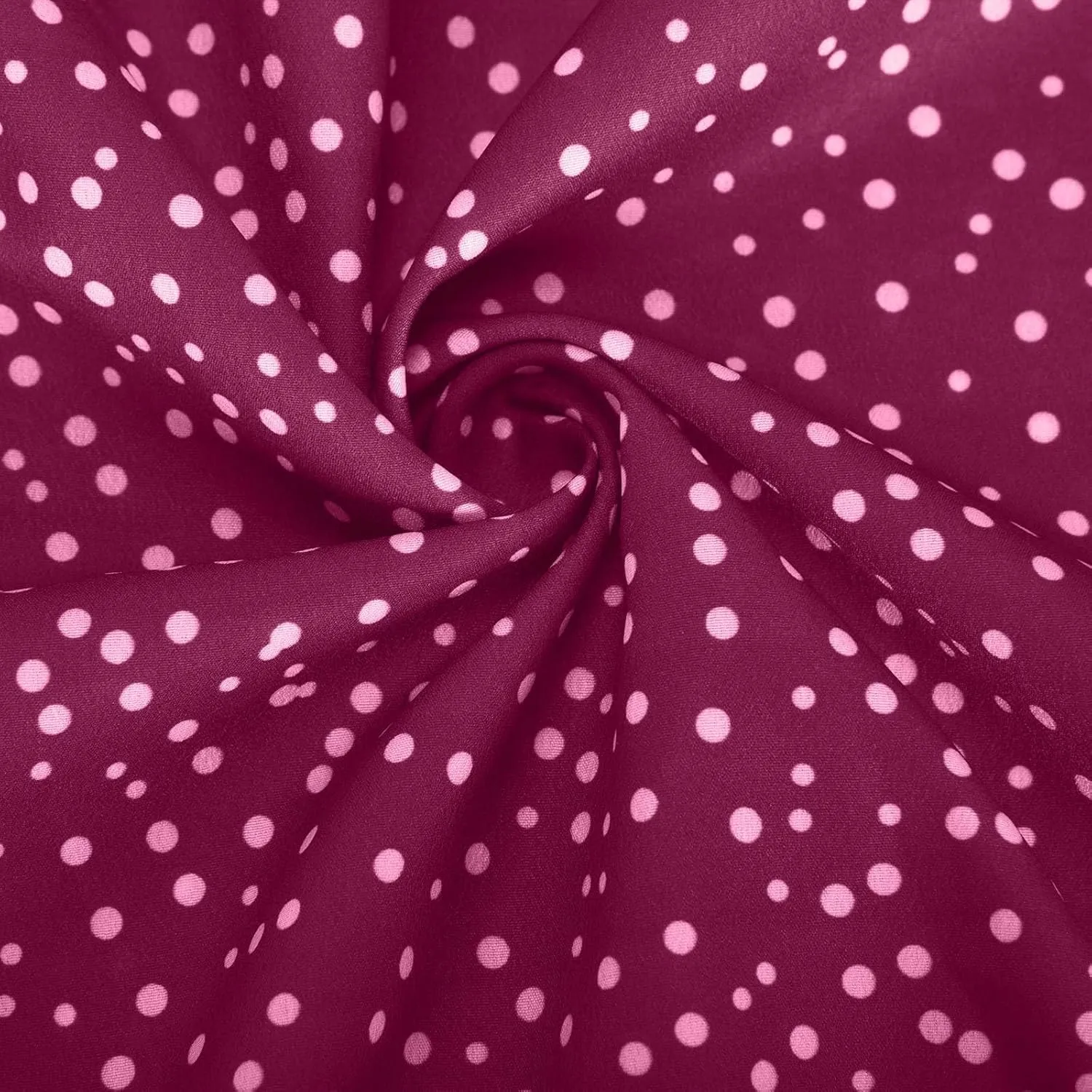 YUHGODO Chiffon T-Shirt Dress for Women Dressy Lapel V Neck Flowy Summer Dresses Polka Dot Short Sleeve Beach Sundresses